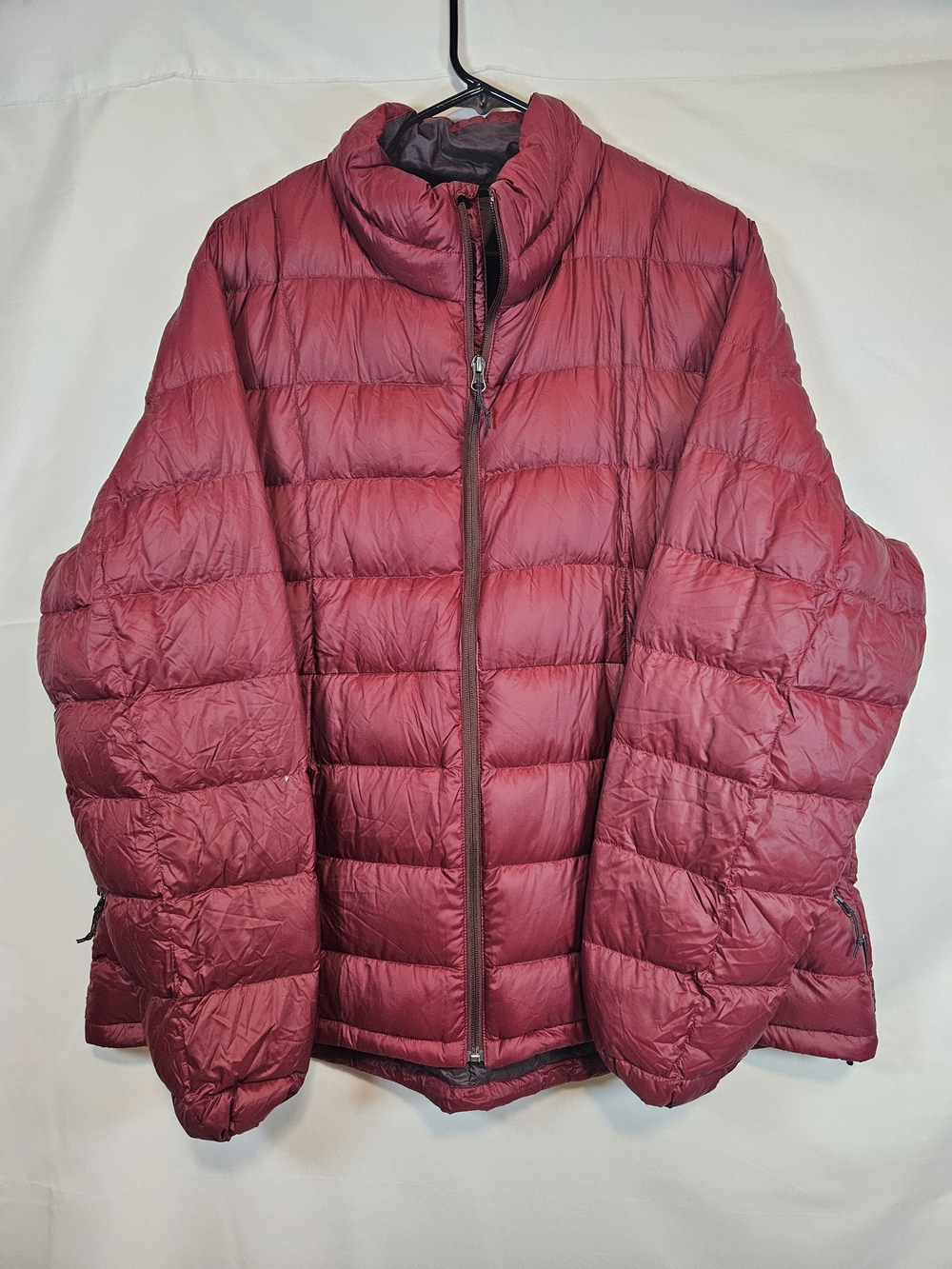 REI Men's Quilted Puffer Jacket - Burgundy